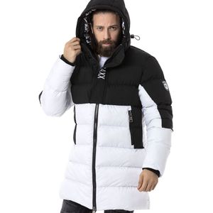 CIPO & BAXX Winterjas  zwart / wit