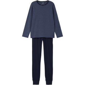 TWO SOON Nachtkledij  nachtblauw / lichtblauw