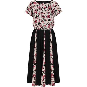 HotSquash Jurk  oudroze / zwart / wolwit