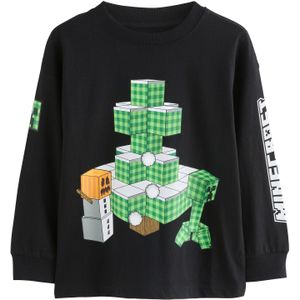 Next Sweatshirt  grijs / groen / oranje / zwart