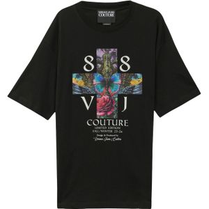 Versace Jeans Couture Shirt  blauw / pink / zwart / wit