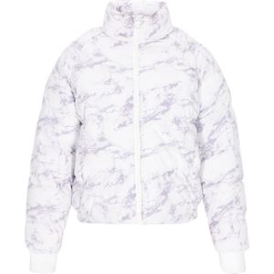 myMo ATHLSR Winterjas 'Athleisure'  lichtgrijs / wit