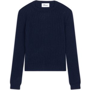 JUST CASHMERE Trui 'Avana'  navy