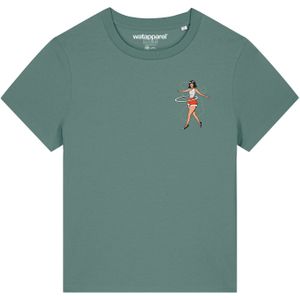 Watapparel Shirt 'Hula Hoop'  groen / gemengde kleuren