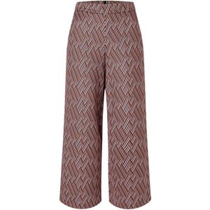 Ana Alcazar Broek 'Awosa'  pink / bordeaux / zwart