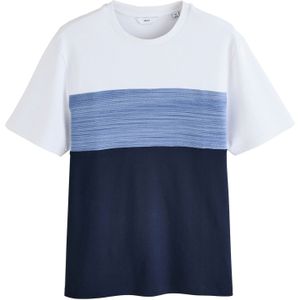 Next Shirt  blauw / wit