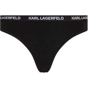 Karl Lagerfeld String  zwart / offwhite