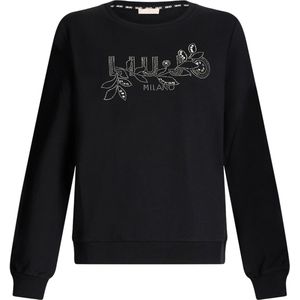 Liu Jo Sweatshirt 'Better'  zwart / wit