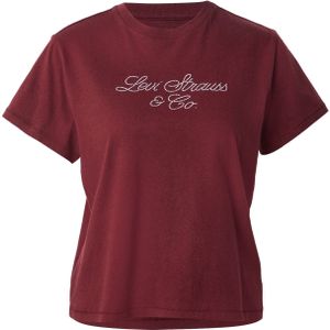 LEVI'S ® Shirt 'Classic'  bordeaux / zilver