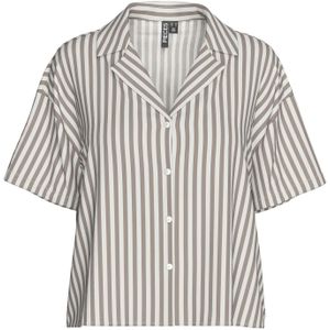 Pcnya - Overhemd - Viscose - Halflange Mouwen - Resortkraag