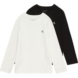 Calvin Klein Jeans Shirt  zwart / wit