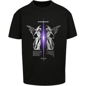 MJ Gonzales Shirt 'The Truth'  lila / zwart / wit