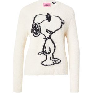 PRINCESS GOES HOLLYWOOD Trui 'Snoopy Intarsia'  zwart / wolwit