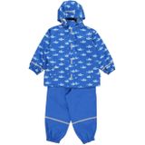 Playshoes - Regenpak - Blauw - Kinderen - Haaienprint
