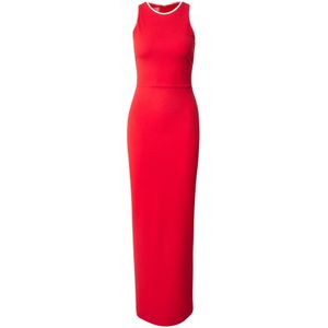 WAL G. Avondjurk 'BELLA'  rood / offwhite