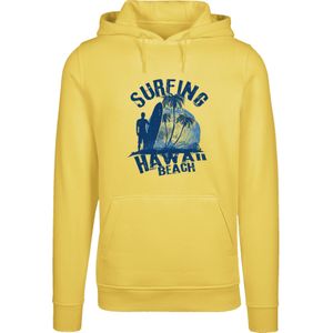 F4NT4STIC Sweatshirt 'Hawaii Surf Beach Summer'  donkerblauw / geel