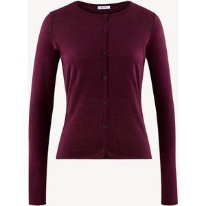 Tamaris Gebreid vest  bessen