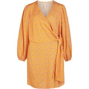 OBJECT Jurk 'Villo'  jade groen / pastellila / donkerlila / oranje