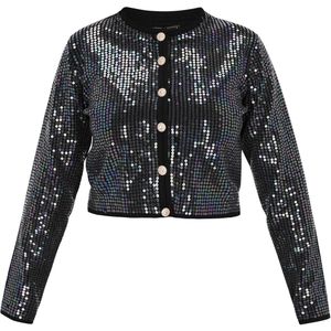 faina Gebreid vest 'Fashion Look'  zwart