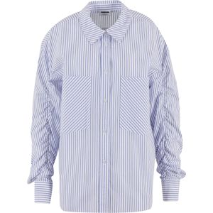 Noisy may Blouse 'NMJada'  blauw / wit