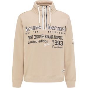 Bruno Banani Sweatshirt  taupe / zwart / wit