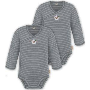 normani Rompertje/body  beige / grijs / donkergroen / zwart / wit