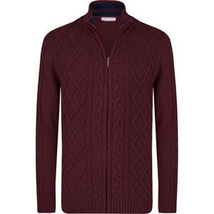 Felix Hardy Gebreid vest  bordeaux