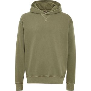 !Solid Sweatshirt 'Mattes'  bruin / groen