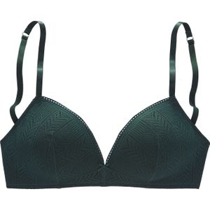 s.Oliver - RED LABEL - Bralette-bh - Dennengroen - FABIENNE - Zonder Beugel - Grafisch Kant
