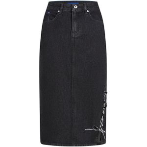 Karl Lagerfeld - A4W12002 - Spijkerrok - Denim - Midi-lengte