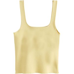 Next Gebreide top  geel