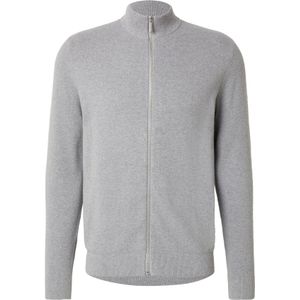 DAN FOX APPAREL Gebreid vest 'Valentin'  lichtgrijs