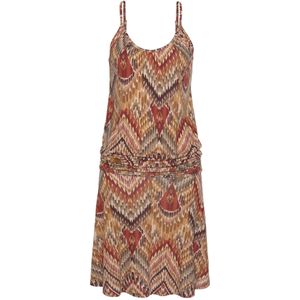 LASCANA Jurk  beige / bruin / mosterd