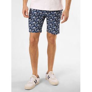 Finshley & Harding London Broek  marine / navy / wit