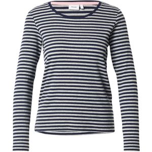 NÜMPH Shirt 'MELANY'  navy / grijs