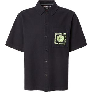 SCOTCH & SODA Overhemd  lichtgroen / zwart