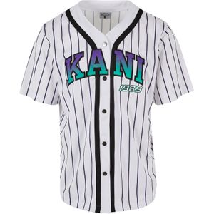 Karl Kani Shirt  turquoise / lila / zwart / wit