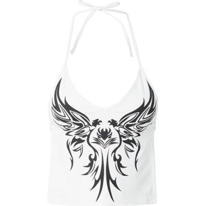 Edikted Top  zwart / wit