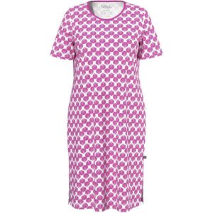 Ulla Popken Nachthemd  lichtroze / wit