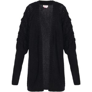 IZIA Gebreid vest  zwart