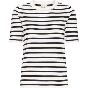 ICHI Trui 'IHLULS'  zwart / wit