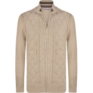 Felix Hardy Gebreid vest  sand