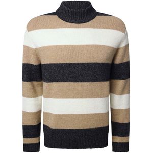 PIERRE CARDIN Trui  camel / antraciet / wolwit