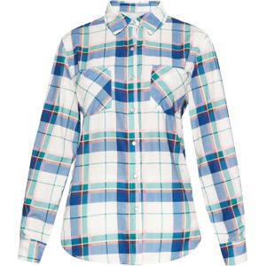 SANIKA Blouse 'Fashion Look'  navy / turquoise / wit