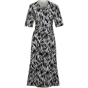 MADELEINE Jurk  zwart / offwhite