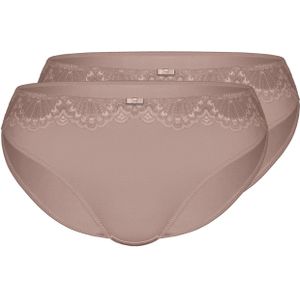sassa Slip 'TEMPTING NETTING'  taupe