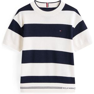 TOMMY HILFIGER Shirt  donkerblauw / wit