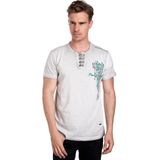 Rusty Neal - Olie-gewassen T-shirt - Heren - Normale Pasvorm - 100% Katoen