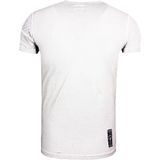 Rusty Neal - Olie-gewassen T-shirt - Heren - Normale Pasvorm - 100% Katoen