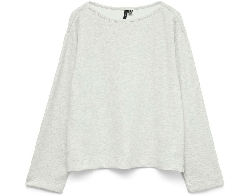 VERO MODA Shirt 'VMHALI'  grijs gemêleerd